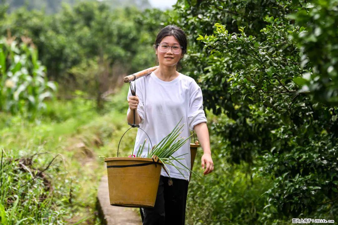 全网追的“扁担女孩”,找了一份暑假工,时薪12元 - 抚州生活资讯 - 抚州28生活网 fuzhou.28life.com